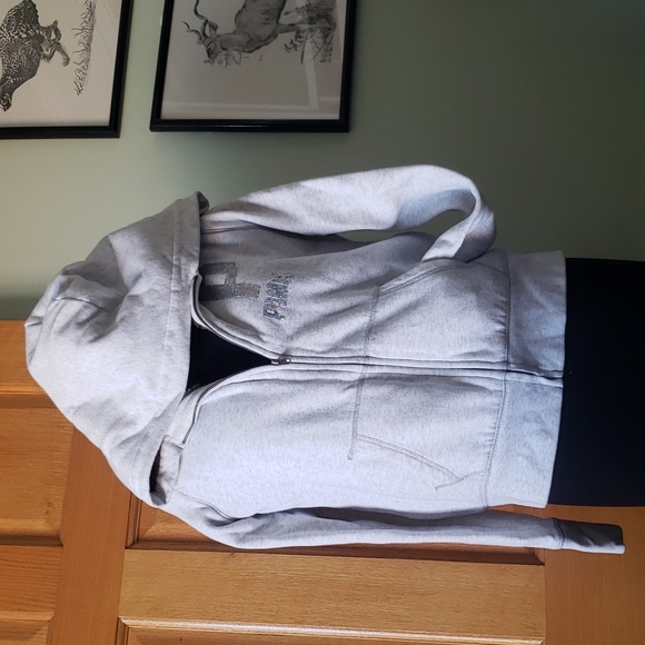 Victoria's Secret PINK Faux Fur Lined Zip Up Hoodie - Picture 3 of 12